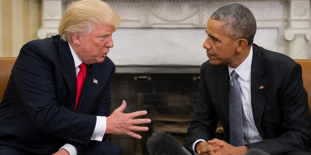 Trump Obama